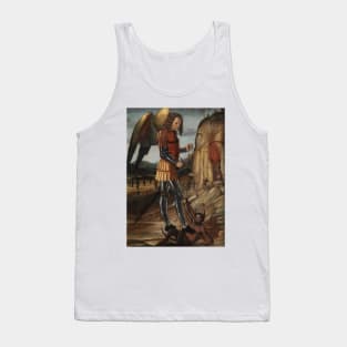 The Archangel Michael Triumphant Over Satan by Riccardo Quartararo Tank Top